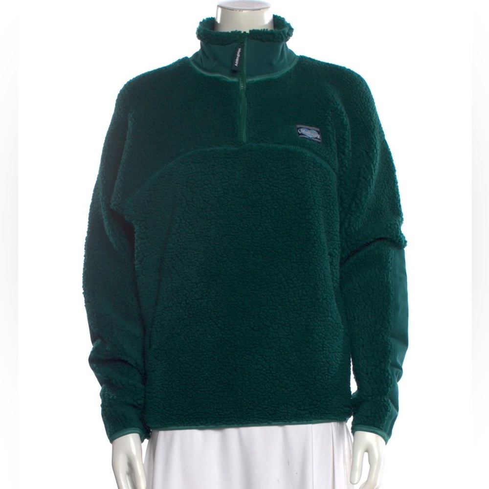 Madhappy half zip Sherpa sweater L